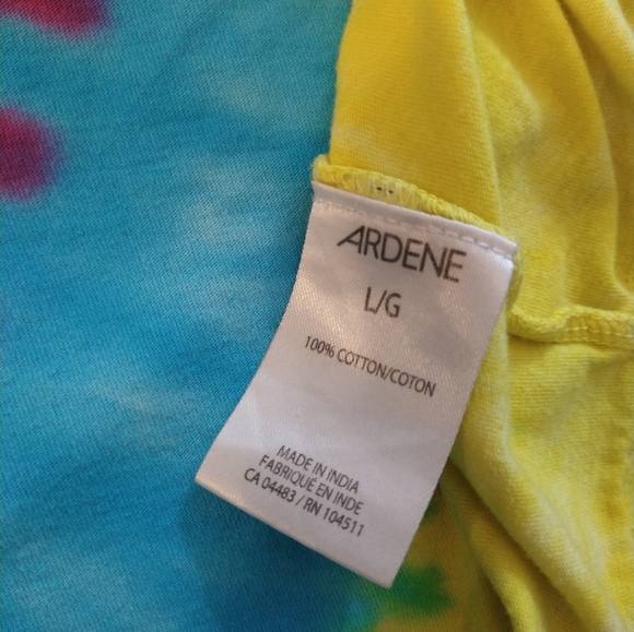 Size L Coca-Cola tie-dye short sleeve crop top - Picture 12 of 12